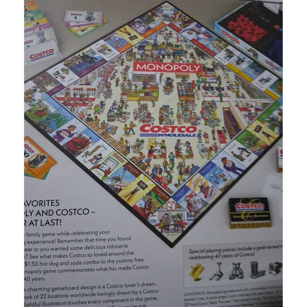 Monopoly Costco Wholesale Edition Board Game